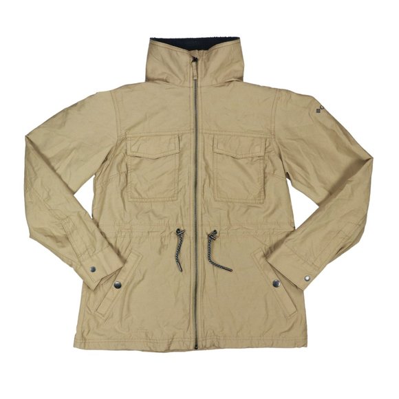 Columbia Jackets & Blazers - Columbia Tanner Ranch Full Zip Mid Weight Drawstring Waist Jacket L NWT Beige
